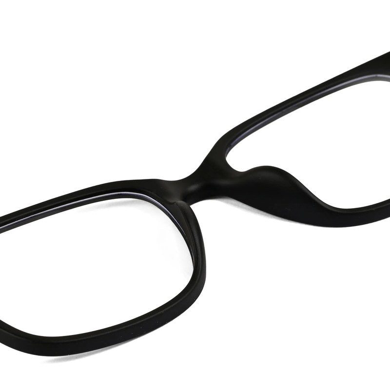 NexEye Black Medium Full Rim RECTANGLE Computer Glasses for Men & Women — Hashtag Eyewears