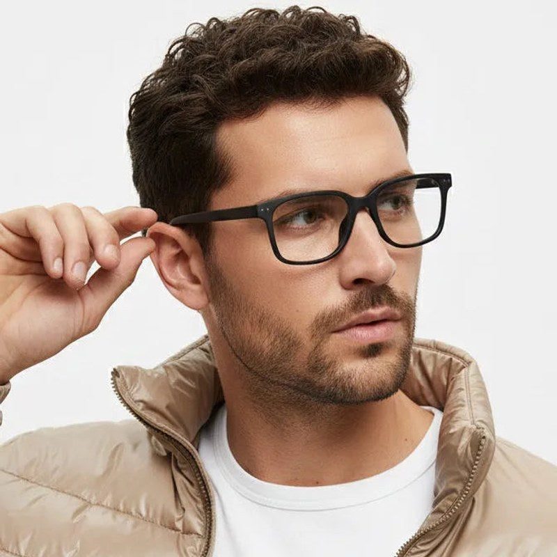 NexEye Green Medium Full Rim RECTANGLE Computer Glasses for Men & Women — Hashtag Eyewears