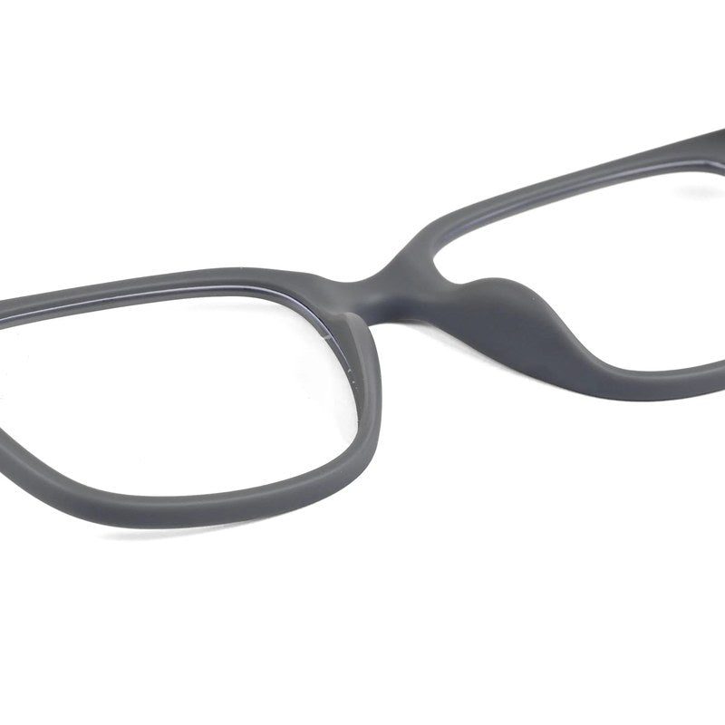 NexEye Grey Medium Full Rim RECTANGLE Computer Glasses for Men & Women — Hashtag Eyewears
