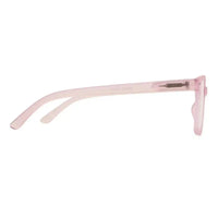NexEye | Transparent Baby Pink Medium Full Rim RECTANGLE Computer Glasses for Men & Women [Blue Block]