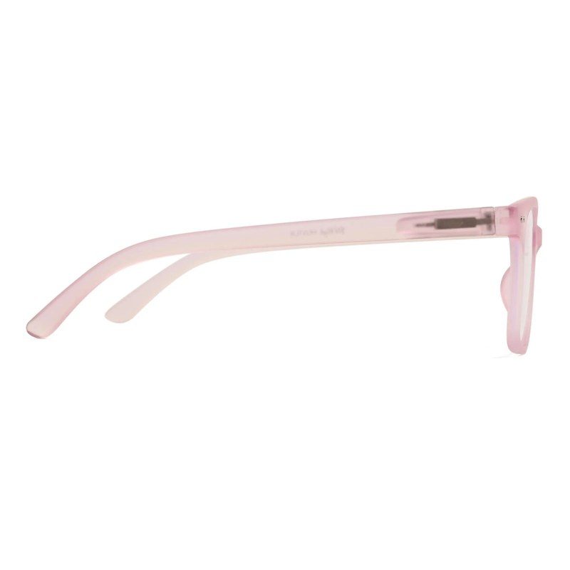 NexEye Transparent Baby Pink Medium Full Rim RECTANGLE Computer Glasses for Men & Women — Hashtag Eyewears