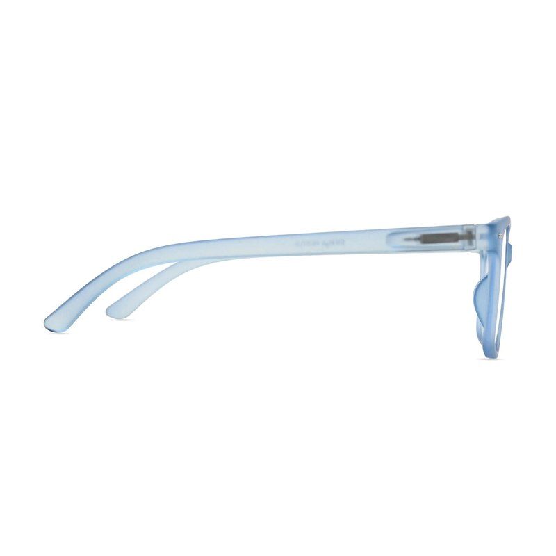 NexEye Transparent Blue Medium Full Rim RECTANGLE Computer Glasses for Men & Women — Hashtag Eyewears
