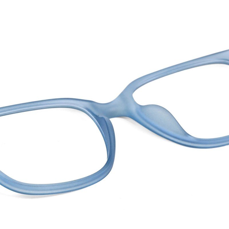 NexEye Transparent Blue Medium Full Rim RECTANGLE Computer Glasses for Men & Women — Hashtag Eyewears