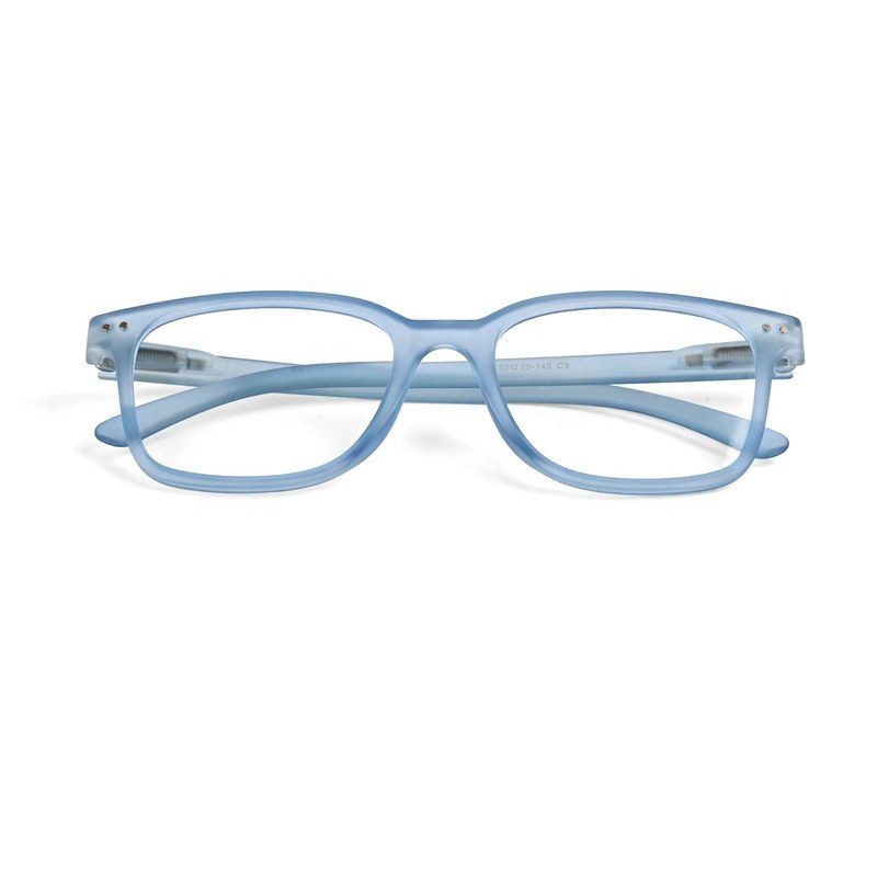 NexEye Transparent Blue Medium Full Rim RECTANGLE Computer Glasses for Men & Women — Hashtag Eyewears