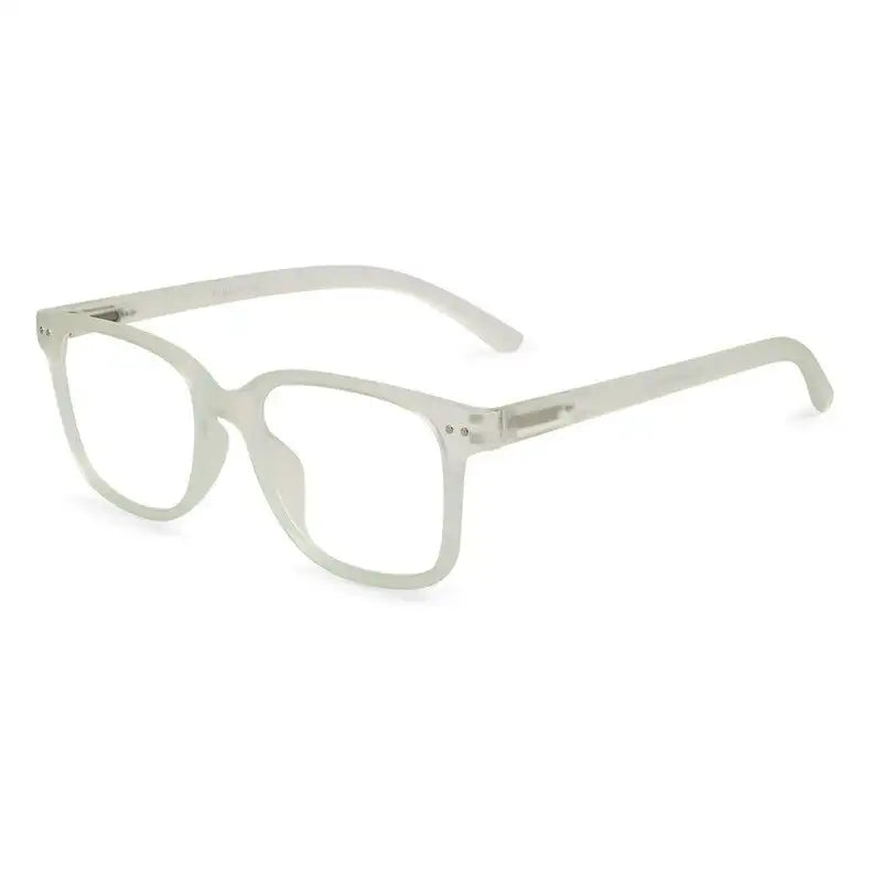 NexEye | Transparent Light Green Medium Full Rim RECTANGLE Computer Glasses for Men & Women [Blue Block]