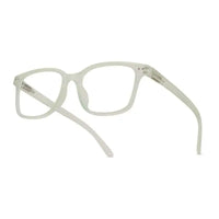 NexEye | Transparent Light Green Medium Full Rim RECTANGLE Computer Glasses for Men & Women [Blue Block]