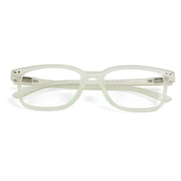 NexEye | Transparent Light Green Medium Full Rim RECTANGLE Computer Glasses for Men & Women [Blue Block]