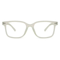 NexEye | Transparent Light Green Medium Full Rim RECTANGLE Computer Glasses for Men & Women [Blue Block]