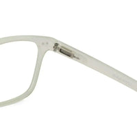 NexEye | Transparent Light Green Medium Full Rim RECTANGLE Computer Glasses for Men & Women [Blue Block]