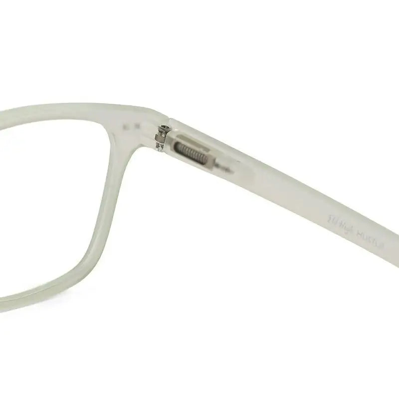 NexEye | Transparent Light Green Medium Full Rim RECTANGLE Computer Glasses for Men & Women [Blue Block]
