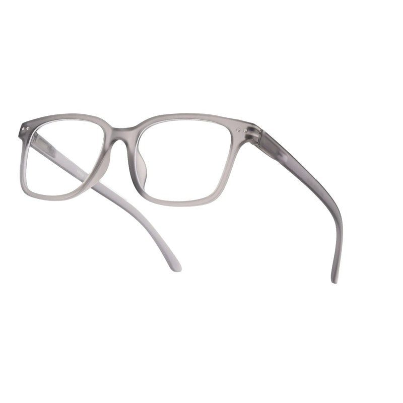 NexEye Transparent Smoke Medium Full Rim RECTANGLE Computer Glasses for Men & Women — Hashtag Eyewears