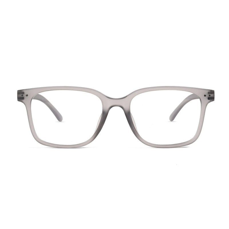 NexEye Transparent Smoke Medium Full Rim RECTANGLE Computer Glasses for Men & Women — Hashtag Eyewears