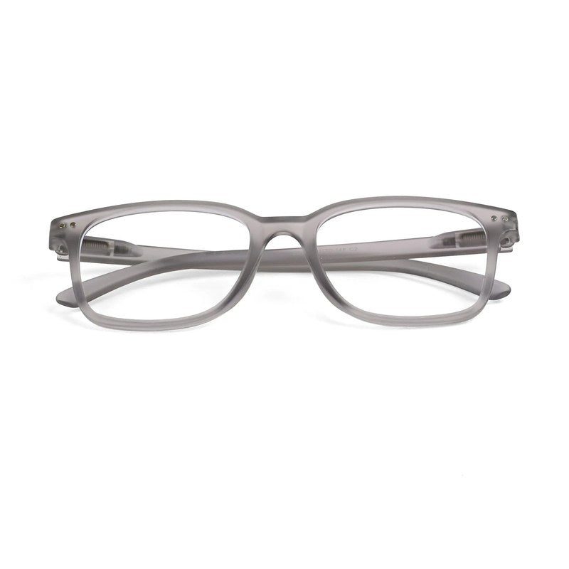 NexEye Transparent Smoke Medium Full Rim RECTANGLE Computer Glasses for Men & Women — Hashtag Eyewears