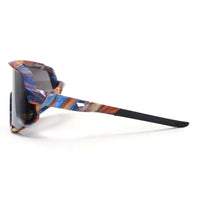 Nexis | Grey Large Full Rim Shield Sports Sunglasses for Men & Women [UV-protected]