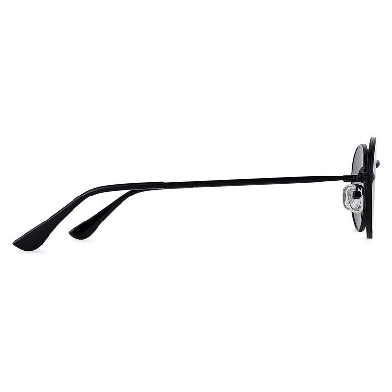 Nimbra Black Small Full Rim Oval Sunglasses for Women — Hashtag Eyewears