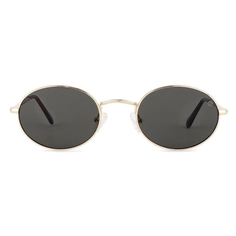 Nimbra Green Small Full Rim Oval Sunglasses for Women — Hashtag Eyewears
