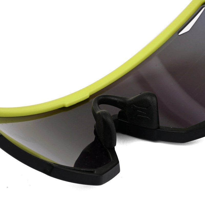 Nitro Light Green Extra-Large Full Rim Shield Sports Sunglasses for Men & Women — Hashtag Eyewears