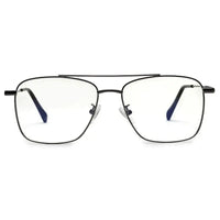 Nova | Grey Medium Full Rim Square Computer Glasses for Men & Women [Blue Block]