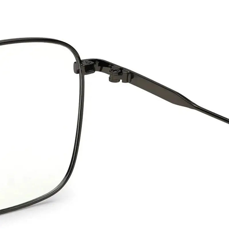 Nova | Grey Medium Full Rim Square Computer Glasses for Men & Women [Blue Block]