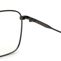 Nova Grey Medium Full Rim Square Computer Glasses for Men & Women — Hashtag Eyewears