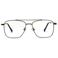 Nova Grey Medium Full Rim Square Computer Glasses for Men & Women — Hashtag Eyewears