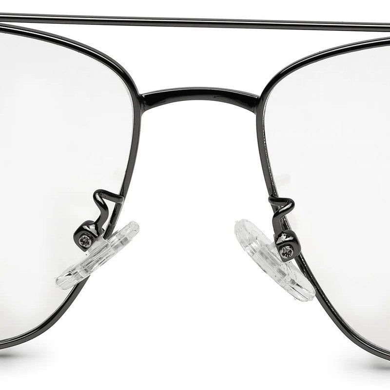 Nova Mat Black Medium Full Rim Square Computer Glasses for Men & Women — Hashtag Eyewears