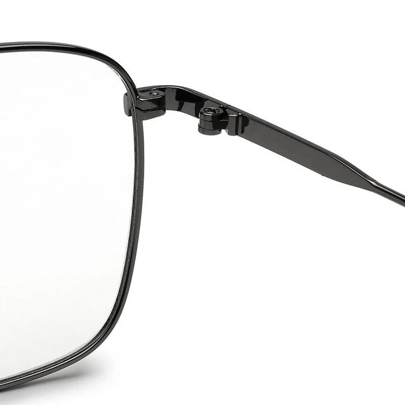 Nova Mat Black Medium Full Rim Square Computer Glasses for Men & Women — Hashtag Eyewears