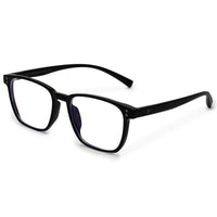 Novara Black Medium Full Rim Wayfarer Computer Glasses for Men & Women — Hashtag Eyewears