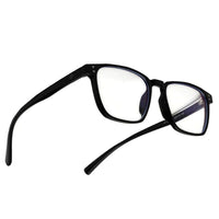 Novara Black Medium Full Rim Wayfarer Computer Glasses for Men & Women — Hashtag Eyewears