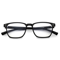 Novara Black Medium Full Rim Wayfarer Computer Glasses for Men & Women — Hashtag Eyewears