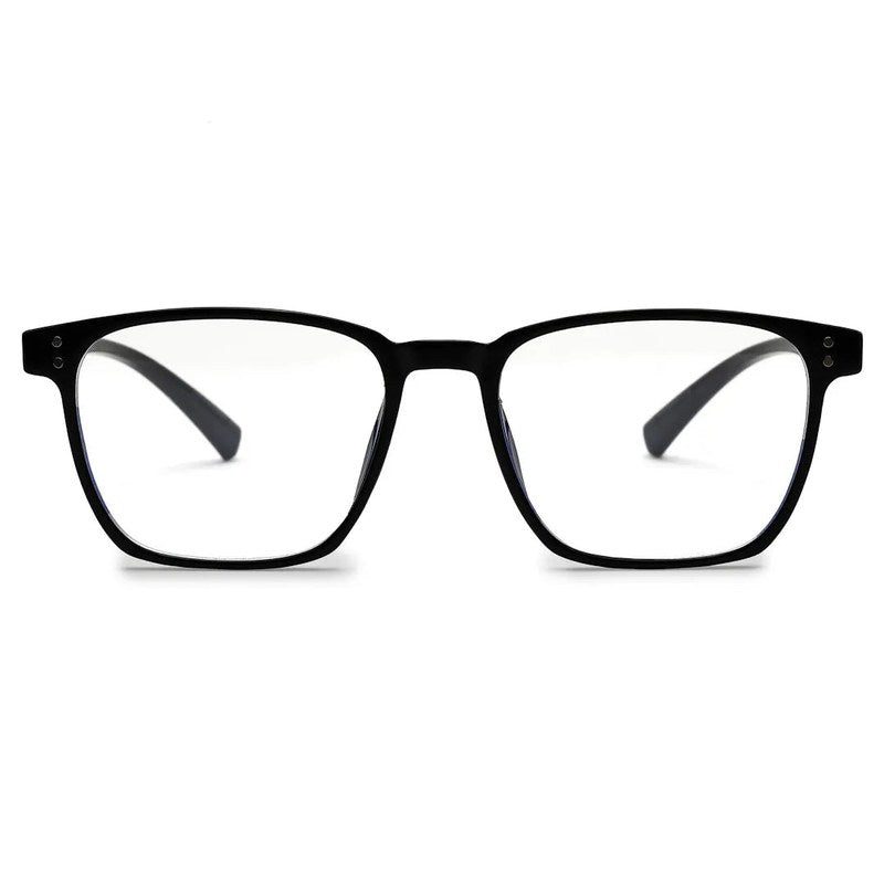 Novara Black Medium Full Rim Wayfarer Computer Glasses for Men & Women — Hashtag Eyewears