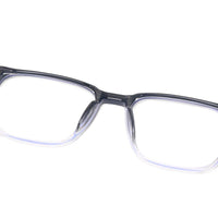 Novara Gradient Black Medium Full Rim Wayfarer Computer Glasses for Men & Women — Hashtag Eyewears