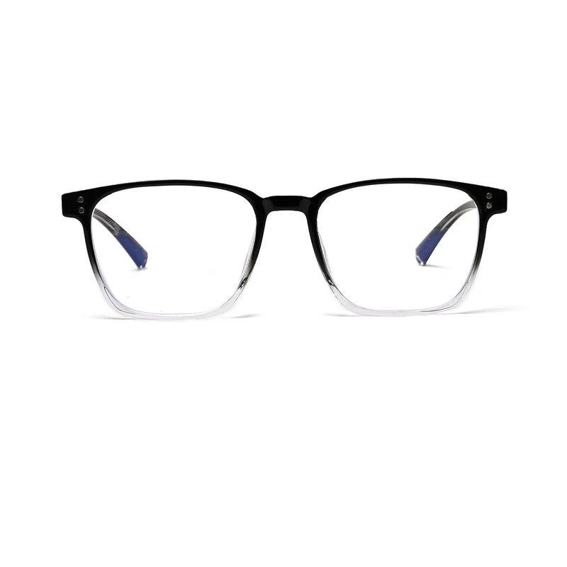 Novara Gradient Black Medium Full Rim Wayfarer Computer Glasses for Men & Women — Hashtag Eyewears