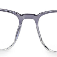 Novara Gradient Blue Medium Full Rim Wayfarer Computer Glasses for Men & Women — Hashtag Eyewears