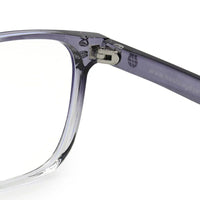 Novara Gradient Blue Medium Full Rim Wayfarer Computer Glasses for Men & Women — Hashtag Eyewears