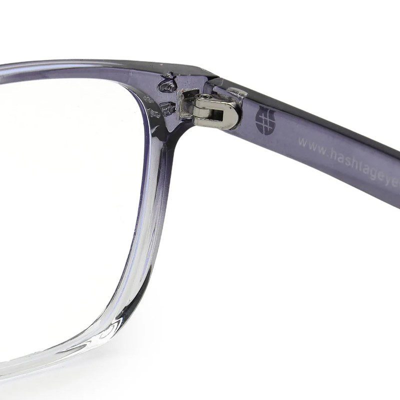 Novara Gradient Blue Medium Full Rim Wayfarer Computer Glasses for Men & Women — Hashtag Eyewears