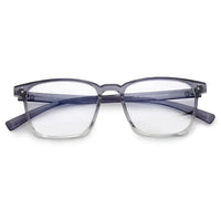Novara Gradient Blue Medium Full Rim Wayfarer Computer Glasses for Men & Women — Hashtag Eyewears