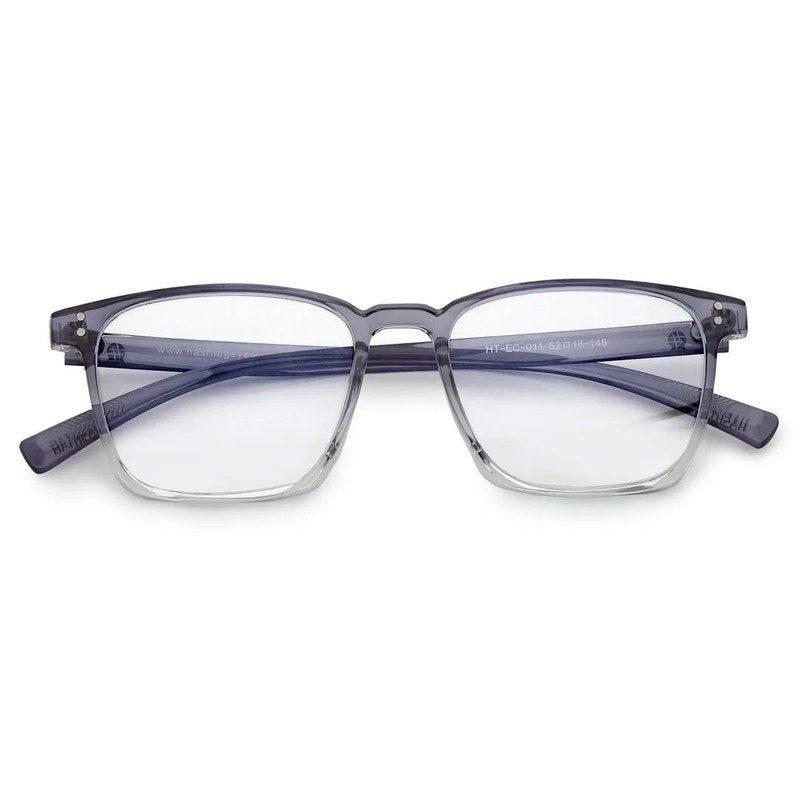 Novara Gradient Blue Medium Full Rim Wayfarer Computer Glasses for Men & Women — Hashtag Eyewears
