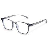Novara Grey Medium Full Rim Wayfarer Computer Glasses for Men & Women — Hashtag Eyewears