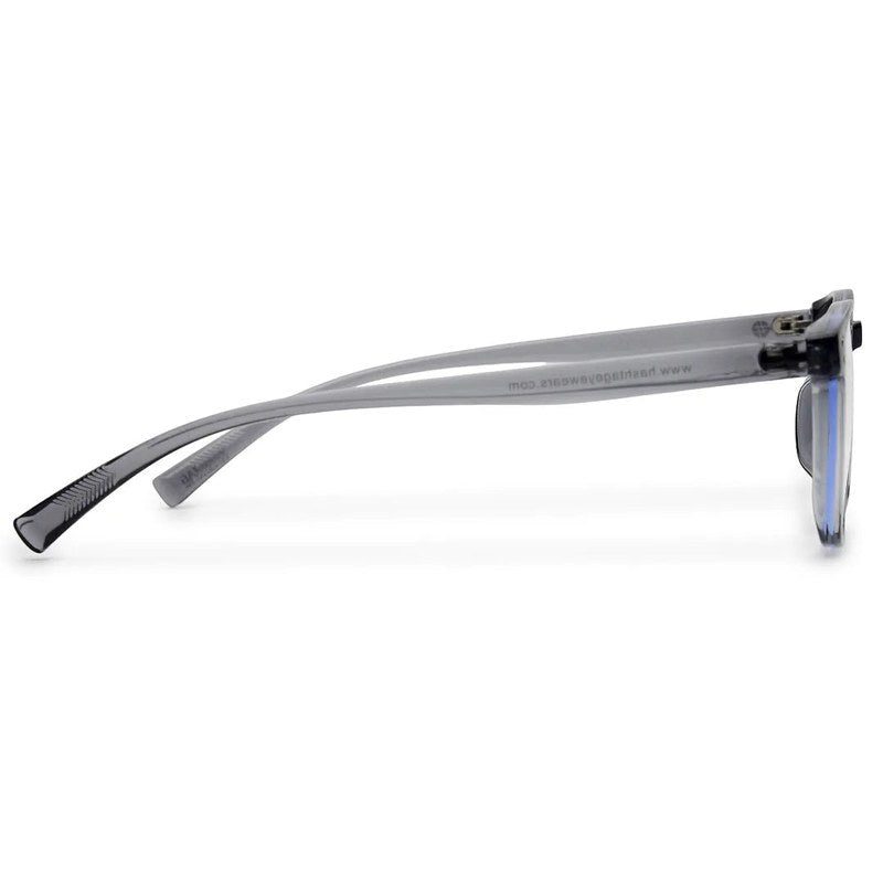 Novara Grey Medium Full Rim Wayfarer Computer Glasses for Men & Women — Hashtag Eyewears