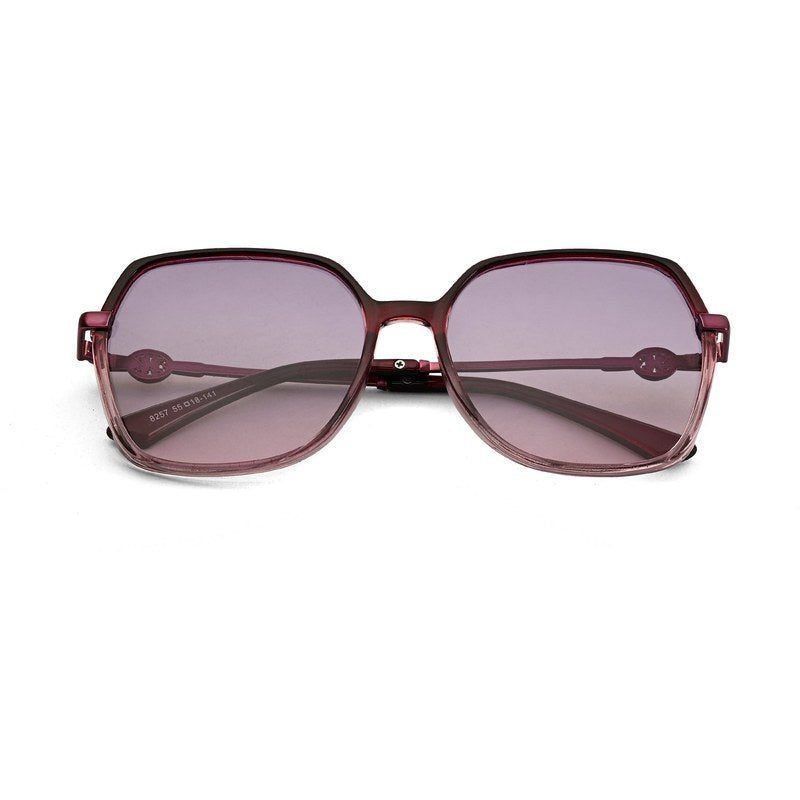 Noxara Gradient Purple Large Full Rim Square Sunglasses for Women — Hashtag Eyewears