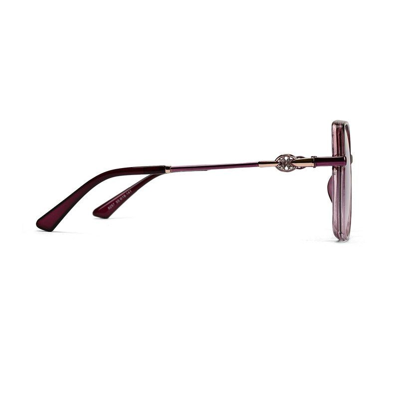 Noxara Gradient Purple Large Full Rim Square Sunglasses for Women — Hashtag Eyewears