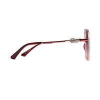 Noxara Gradient Red Large Full Rim Square Sunglasses for Women — Hashtag Eyewears