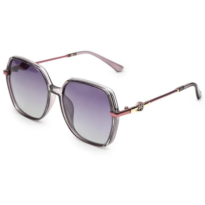 Noxara Purple Large Full Rim Square Sunglasses for Women — Hashtag Eyewears