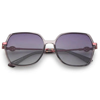 Noxara Purple Large Full Rim Square Sunglasses for Women — Hashtag Eyewears