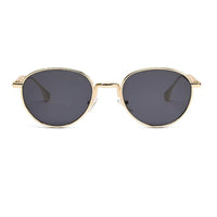 Nuvira Gold Large Full Rim Oval Sunglasses for Men & Women — Hashtag Eyewears