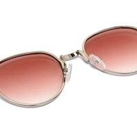 Nuvira Gradient Brown Large Full Rim Oval Sunglasses for Men & Women — Hashtag Eyewears