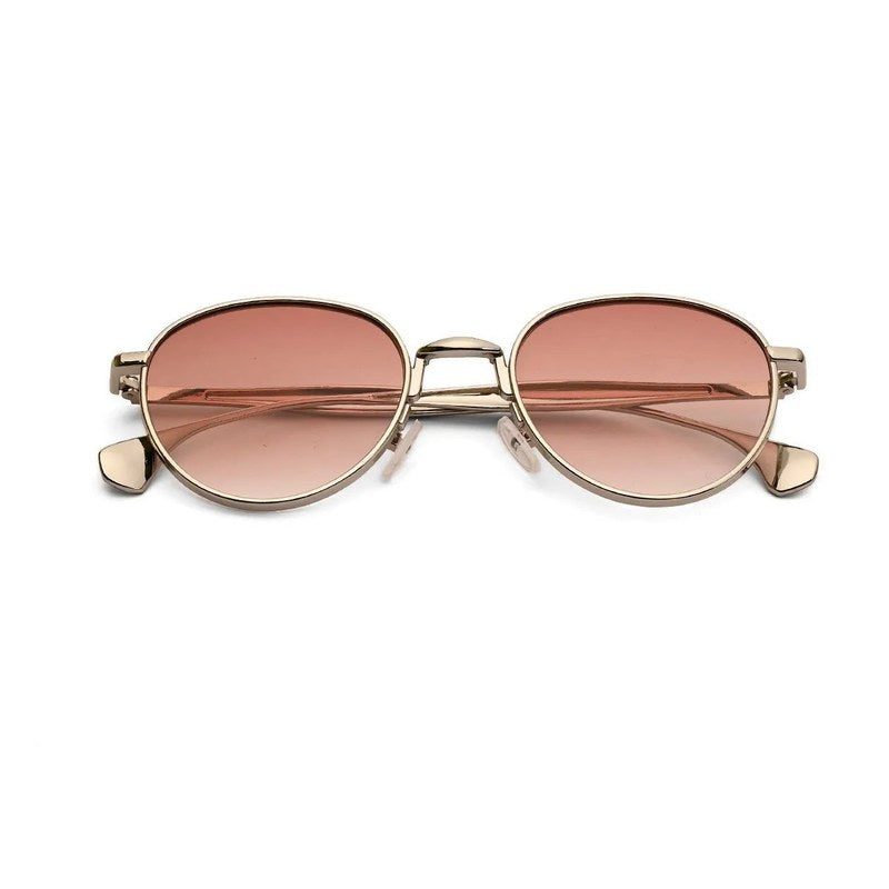 Nuvira Gradient Brown Large Full Rim Oval Sunglasses for Men & Women — Hashtag Eyewears