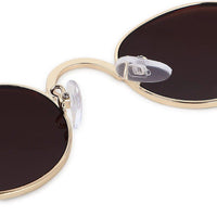 Nylora Brown Small Full Rim Round Sunglasses for Kids — Hashtag Eyewears