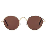 Nylora Brown Small Full Rim Round Sunglasses for Kids — Hashtag Eyewears